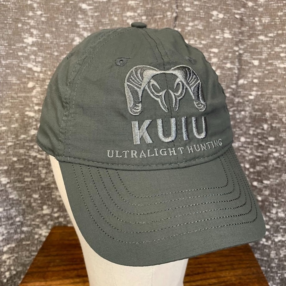 KUIU Ultralight Hunting Gray Baseball‎ Cap Hat Adjustable Embroidered Logo